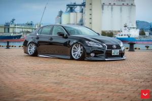 Lexus GS350 X Work on Vossen Wheels (VFS1) 2017 года (JP)